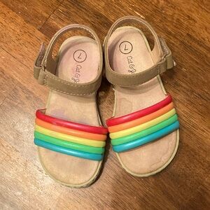 Cat & Jack Rainbow Sandals